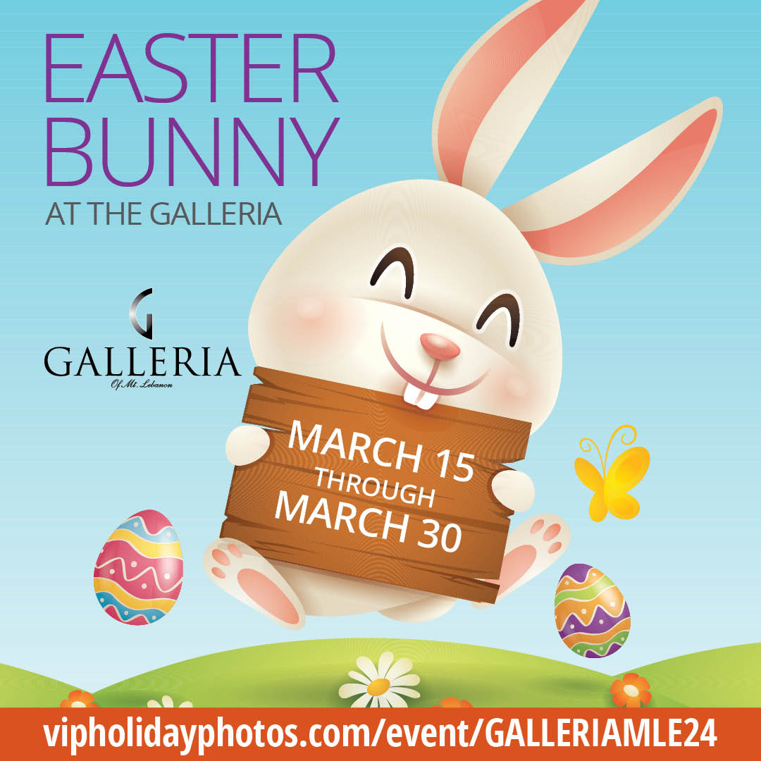 Visit with the Easter Bunny Galleria of Mt. Lebanon