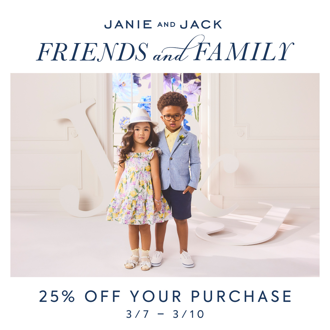Janie and Jack Friends &amp; Family Sale icon