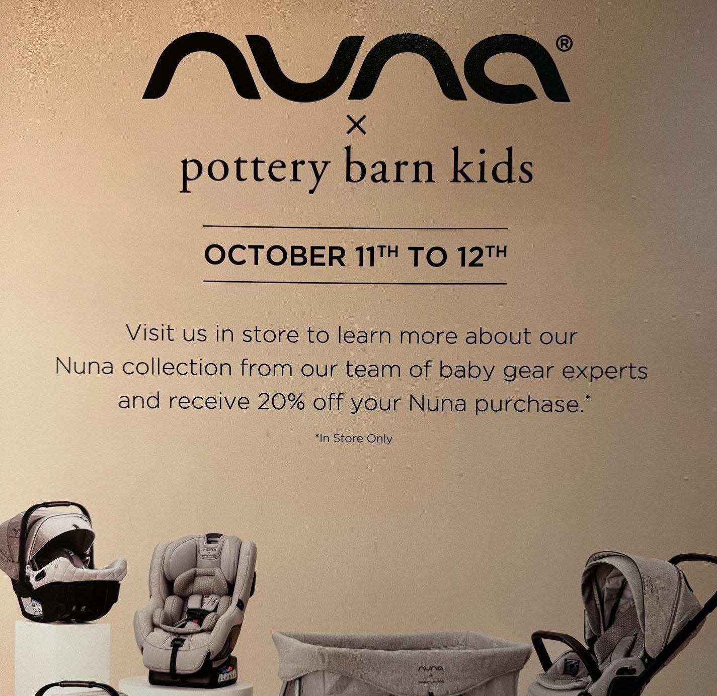 Pottery Barn Kids – In-Store Nuna Sale icon